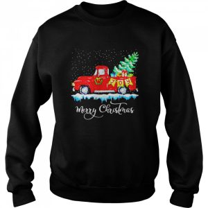 Merry Christmas Red Truck Old Fashioned Christmas shirt 4