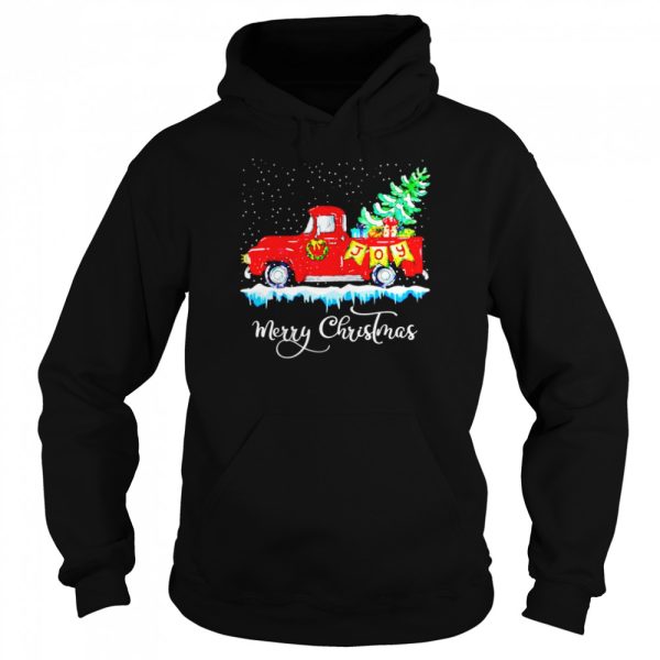 Merry Christmas Red Truck Old Fashioned Christmas shirt