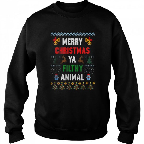 Merry Christmas Ya Animal Filthy T-Shirt