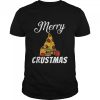 Merry Crustmas Christmas Xmas Snack Pizzalove Pizza Shirt