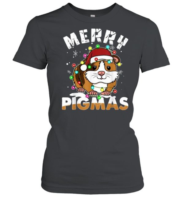 Merry Pigmas Xmas Christmas Guinea Pig shirt