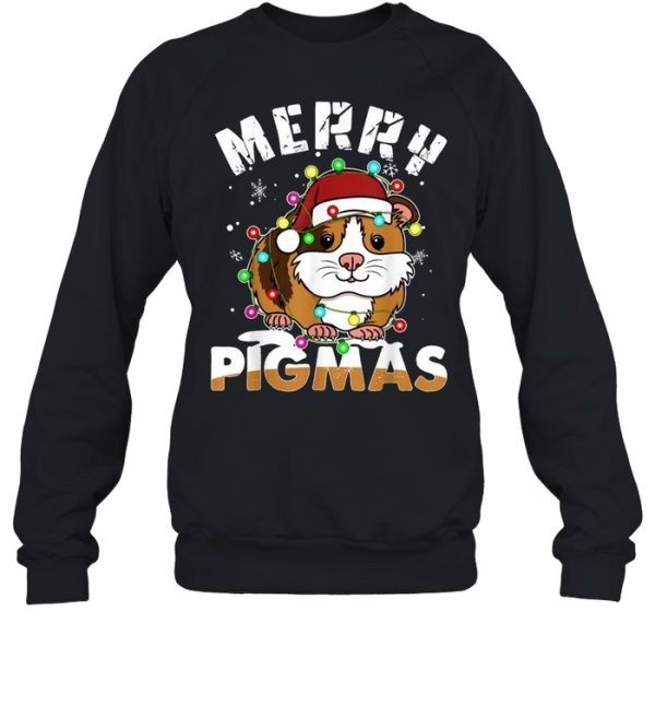 Merry Pigmas Xmas Christmas Guinea Pig shirt