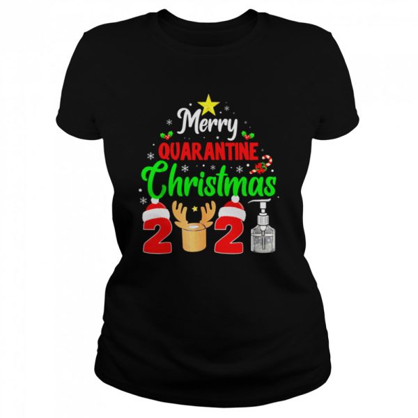 Merry Quarantine Christmas 2021 Pajamas Family Matching Xmas shirt