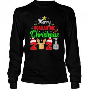 Merry Quarantine Christmas 2021 Pajamas Family Matching Xmas shirt 3