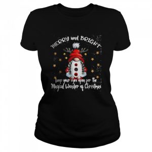 Merry and Bright Gnome Wonder of Christmas T-Shirt