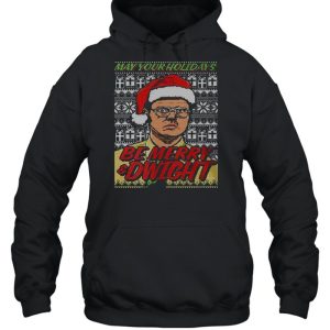 Merry and Dwight May Your Holidays The Office Ugly Christmas shirt 5