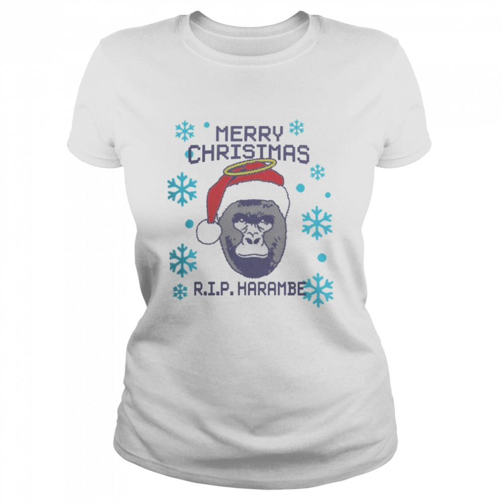 Merry christmas rip harambe shirt Merry christmas rip harambe shirt