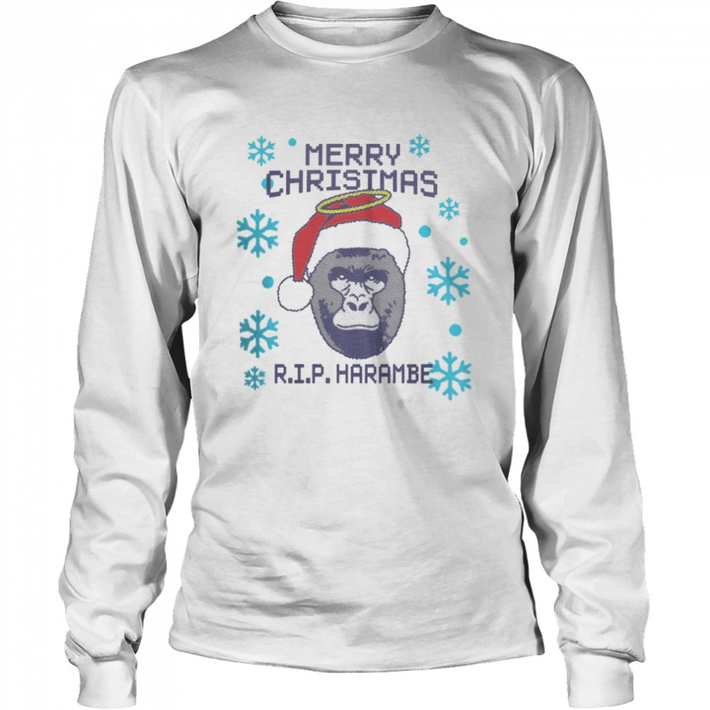 Merry christmas rip harambe shirt Merry christmas rip harambe shirt