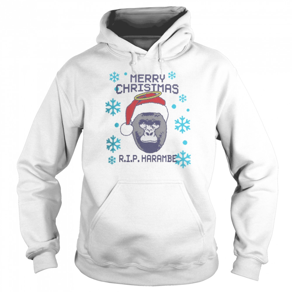 Merry christmas rip harambe shirt Merry christmas rip harambe shirt