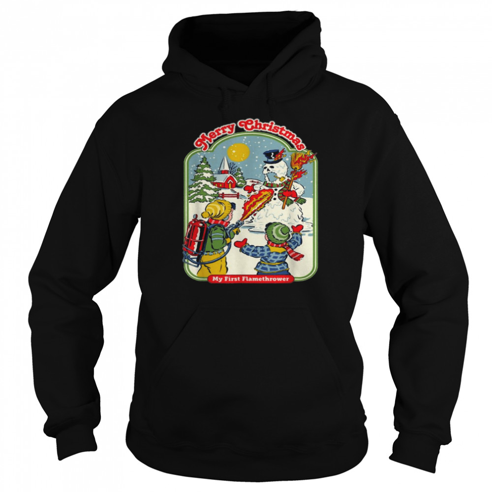 MerryChristmasmyfirstFlamethrowerSnowman Shirt MerryChristmasmyfirstFlamethrowerSnowman Shirt