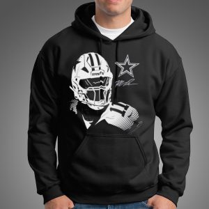 Micah Parsons Navy Dallas Cowboys Player Graphic T Shirt 5