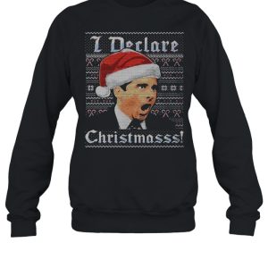 Michael Scott I Declare Christmasss The Office Ugly Christmas shirt 4