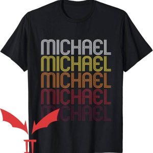 Michaels T-Shirt Michael Retro Wordmark Pattern