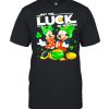 Mickey Minnie May The Luck Be With You Patrick Day Shirt