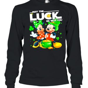 Mickey Minnie May The Luck Be With You Patrick Day Shirt 3