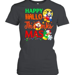 Mickey Mouse Happy Hallo ThnaksMas Christmas shirt