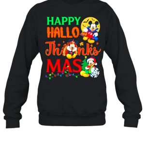 Mickey Mouse Happy Hallo ThnaksMas Christmas shirt 4