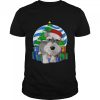 Miniature Schnauzer Dog Santa Christmas Tree Decor Shirt