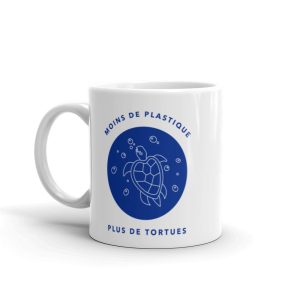 Mug Ecolo Moins de Plastique Plus de Tortues