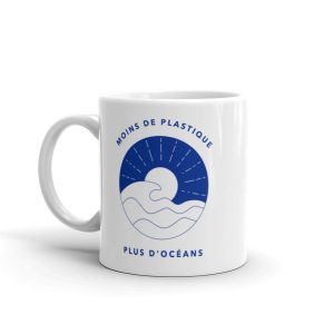 Mug Ecolo Moins de plastique Plus d’ocean