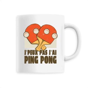 Mug J’peux pas j’ai ping pong
