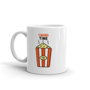 Mug Netflix Time Blanc Brillant