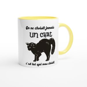 Mug On ne choisit jamais un chat