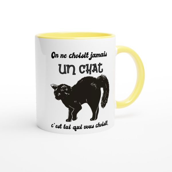 Mug On ne choisit jamais un chat