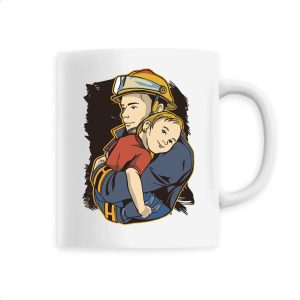 Mug Papa Pompier secouriste
