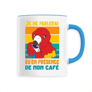 Mug Tasse Humour Cafe Perroquet