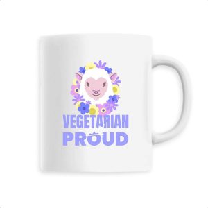 Mug Vegetarian and proud