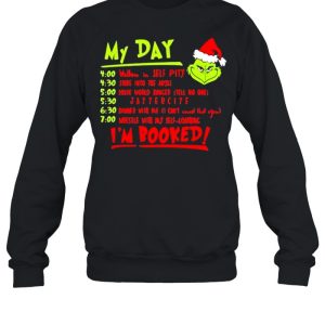 My Day I'm Booked Grinch Shirt 4