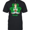Namaste Yoda Ladies Patricks Day shirt