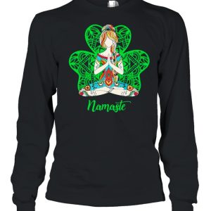 Namaste Yoda Ladies Patricks Day shirt 3