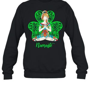 Namaste Yoda Ladies Patricks Day shirt 4