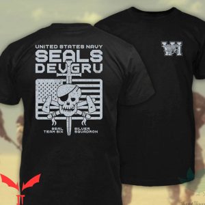 Navy Seal T-Shirt Team Six Silver Squadron