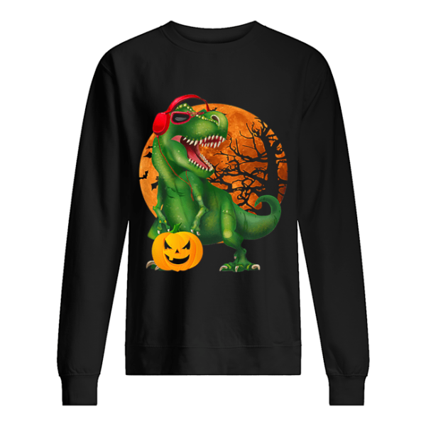 Nice Halloween T Rex Dinosaur Halloween Pumpkin Gift Boys shirt