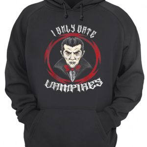 Nice I Only Date Vampires Halloween Dracula shirt 3