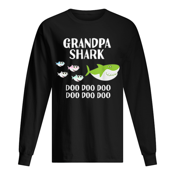 Nice Mens Grandpa Shark Halloween Christmas Grandpa Matching shirt