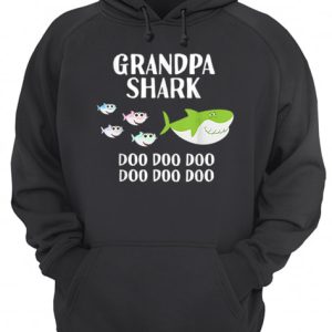 Nice Mens Grandpa Shark Halloween Christmas Grandpa Matching shirt 3