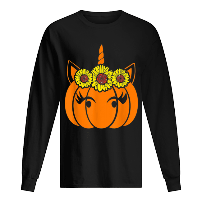 Nice Sunflower Unicorn Heart Pumpkin Costume Halloween Funny shirt Nice Sunflower Unicorn Heart Pumpkin Costume Halloween Funny shirt