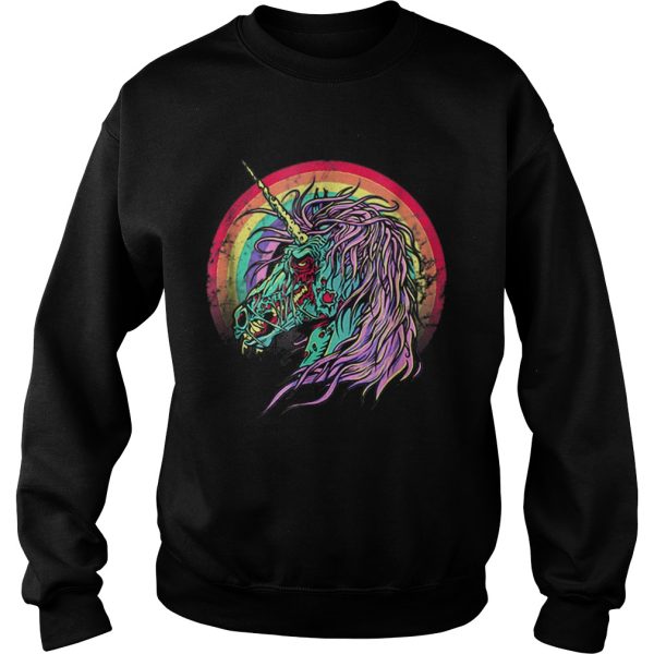 Nice Zombie Unicorn Unicorn Halloween shirt