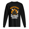 Nightmare Before Coffee Funny Halloween Tee shirt