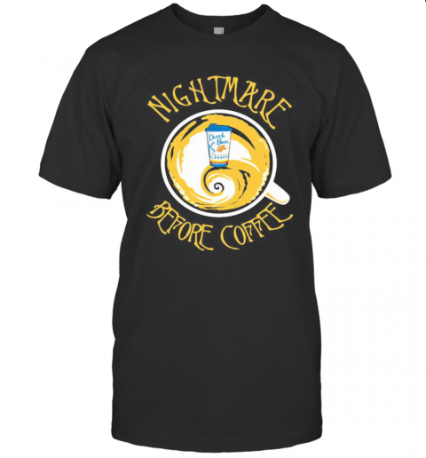 Nightmare Before Coffee Hug Dutch Bros Halloween T-Shirt Nightmare Before Coffee Hug Dutch Bros Halloween T-Shirt