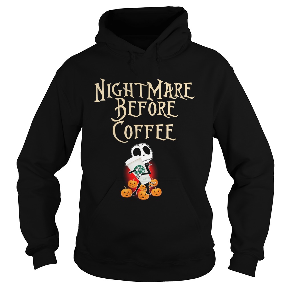 Nightmare Before Coffee Skellington hug Starbucks shirt Nightmare Before Coffee Skellington hug Starbucks shirt