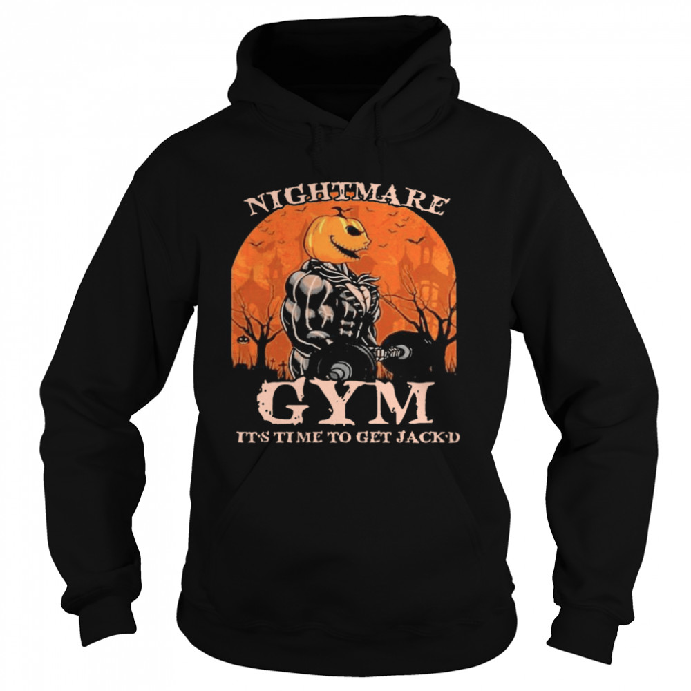 Nightmare Gym Its Time To Get Jackd Halloween shirt Nightmare Gym Its Time To Get Jackd Halloween shirt