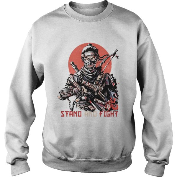 Ninja Stand And Fight Sunset shirt