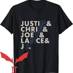 Nsync T-Shirt Name Stack