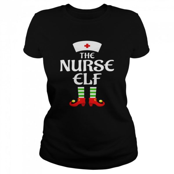Nurse Elf Family Matching Group Christmas Shirt