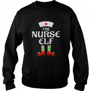 Nurse Elf Family Matching Group Christmas Shirt 4